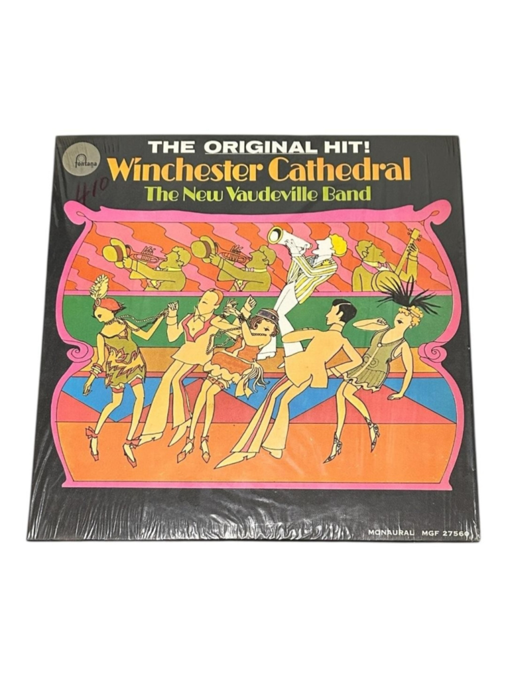 Vintage The New Vaudeville Band Vinyl LP Winchester Cathedral Fontana Black